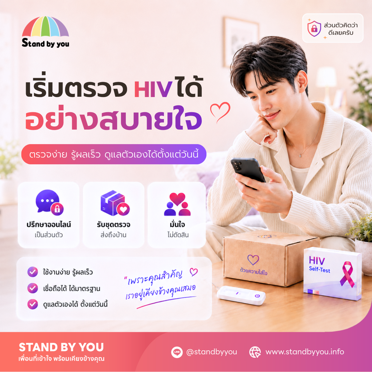ตรวจ HIV ฟรี ที่ไหนบ้าง? รวมพิกัดตรวจโรคติดต่อทางเพศสัมพันธ์